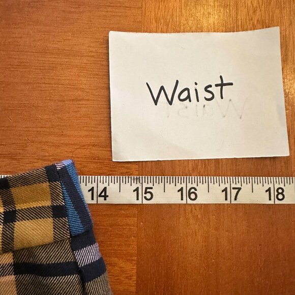 Urban Outfitters 2 Women's Yellow Blue Plaid Print Straight leg pants - Picture 3 of 8